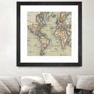 Vintage Map of The World (1766) by Adam Shaw on GIANT ART - white photo illustration