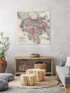 Vintage Map of Greece (1865) by Adam Shaw on GIANT ART - white photo illustration