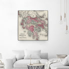 Vintage Map of Greece (1865) by Adam Shaw on GIANT ART - white photo illustration