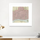 Vintage Map of Detroit Michigan (1901) by Adam Shaw on GIANT ART - white photo illustration