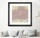 Vintage Map of Detroit Michigan (1901) by Adam Shaw on GIANT ART - white photo illustration