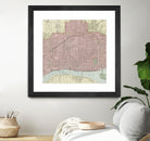 Vintage Map of Detroit Michigan (1901) by Adam Shaw on GIANT ART - white photo illustration