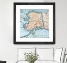 Vintage Map of Alaska (1921) by Adam Shaw on GIANT ART - white photo illustration