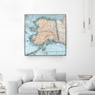 Vintage Map of Alaska (1921) by Adam Shaw on GIANT ART - white photo illustration