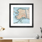 Vintage Map of Alaska (1921) by Adam Shaw on GIANT ART - white photo illustration