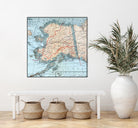 Vintage Map of Alaska (1921) by Adam Shaw on GIANT ART - white photo illustration