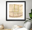 Vintage Map of Cincinnati Ohio (1841) by Adam Shaw on GIANT ART - white photo illustration