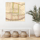 Vintage Map of Cincinnati Ohio (1841) by Adam Shaw on GIANT ART - white photo illustration