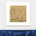 Vintage Map of Brooklyn New York (1874) by Adam Shaw on GIANT ART - white photo illustration