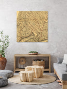 Vintage Map of Brooklyn New York (1874) by Adam Shaw on GIANT ART - white photo illustration