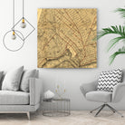 Vintage Map of Brooklyn New York (1874) by Adam Shaw on GIANT ART - white photo illustration