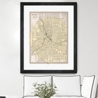 Vintage Map of Atlanta Georgia (1901) by Adam Shaw on GIANT ART - white photo illustration