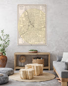 Vintage Map of Atlanta Georgia (1901) by Adam Shaw on GIANT ART - white photo illustration