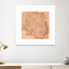 Vintage Map of Charleston South Carolina (1849) by Adam Shaw on GIANT ART - white photo illustration