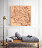 Vintage Map of Charleston South Carolina (1849) by Adam Shaw on GIANT ART - white photo illustration