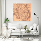 Vintage Map of Charleston South Carolina (1849) by Adam Shaw on GIANT ART - white photo illustration