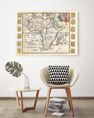 Vintage Map of Africa (1710) by Adam Shaw on GIANT ART - white photo illustration