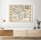 Vintage Map of Africa (1710) by Adam Shaw on GIANT ART - white photo illustration