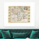 Vintage Map of Africa (1710) by Adam Shaw on GIANT ART - white photo illustration