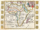 Vintage Map of Africa (1710) by Adam Shaw on GIANT ART - white photo illustration