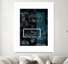 Blue Fall by Daniela di Niro on GIANT ART - blue mixed media