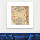 Vintage Map of Washington DC (1917) by Adam Shaw on GIANT ART - white photo illustration