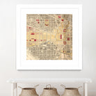 Vintage Map of Washington DC (1917) by Adam Shaw on GIANT ART - white photo illustration