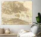 Vintage Map of Stockholm Sweden (1899) by Adam Shaw on GIANT ART - white photo illustration