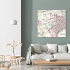 Vintage Map of Texas (1855) by Adam Shaw on GIANT ART - white photo illustration