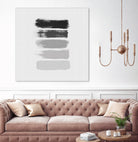 Black & White Stripes by Dana Shek on GIANT ART - white digital painting