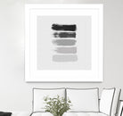 Black & White Stripes by Dana Shek on GIANT ART - white digital painting