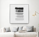 Black & White Stripes by Dana Shek on GIANT ART - white digital painting