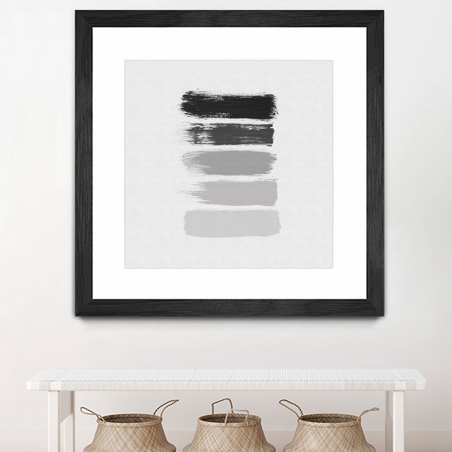 Black & White Stripes by Dana Shek on GIANT ART - white digital painting