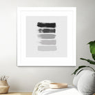 Black & White Stripes by Dana Shek on GIANT ART - white digital painting