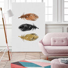 Feathers by Dana Shek on GIANT ART - white photo illustration