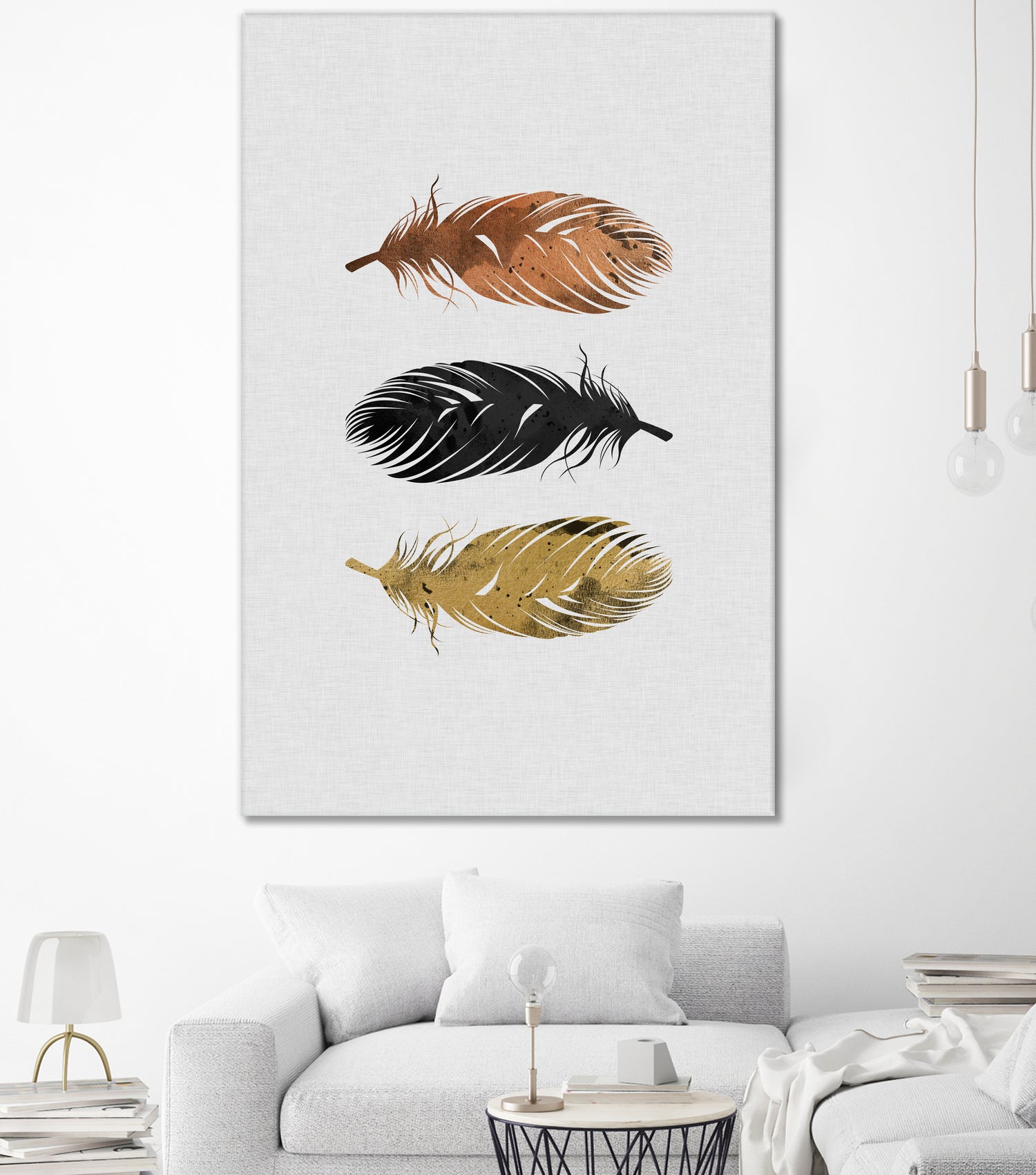 Feathers by Dana Shek on GIANT ART - white photo illustration