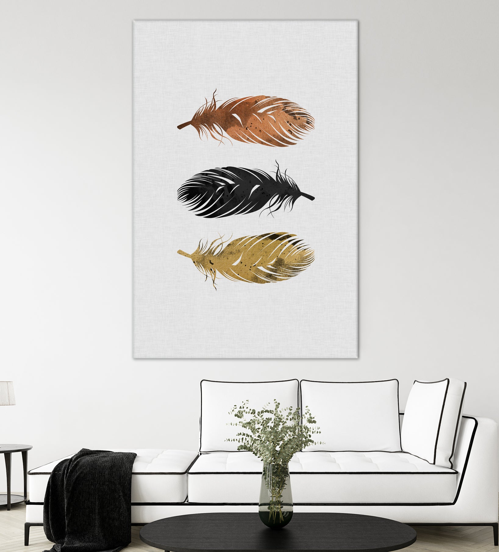 Feathers by Dana Shek on GIANT ART - white photo illustration