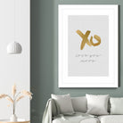 XO Love You More by Dana Shek on GIANT ART - white typography