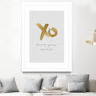 XO Love You More by Dana Shek on GIANT ART - white typography