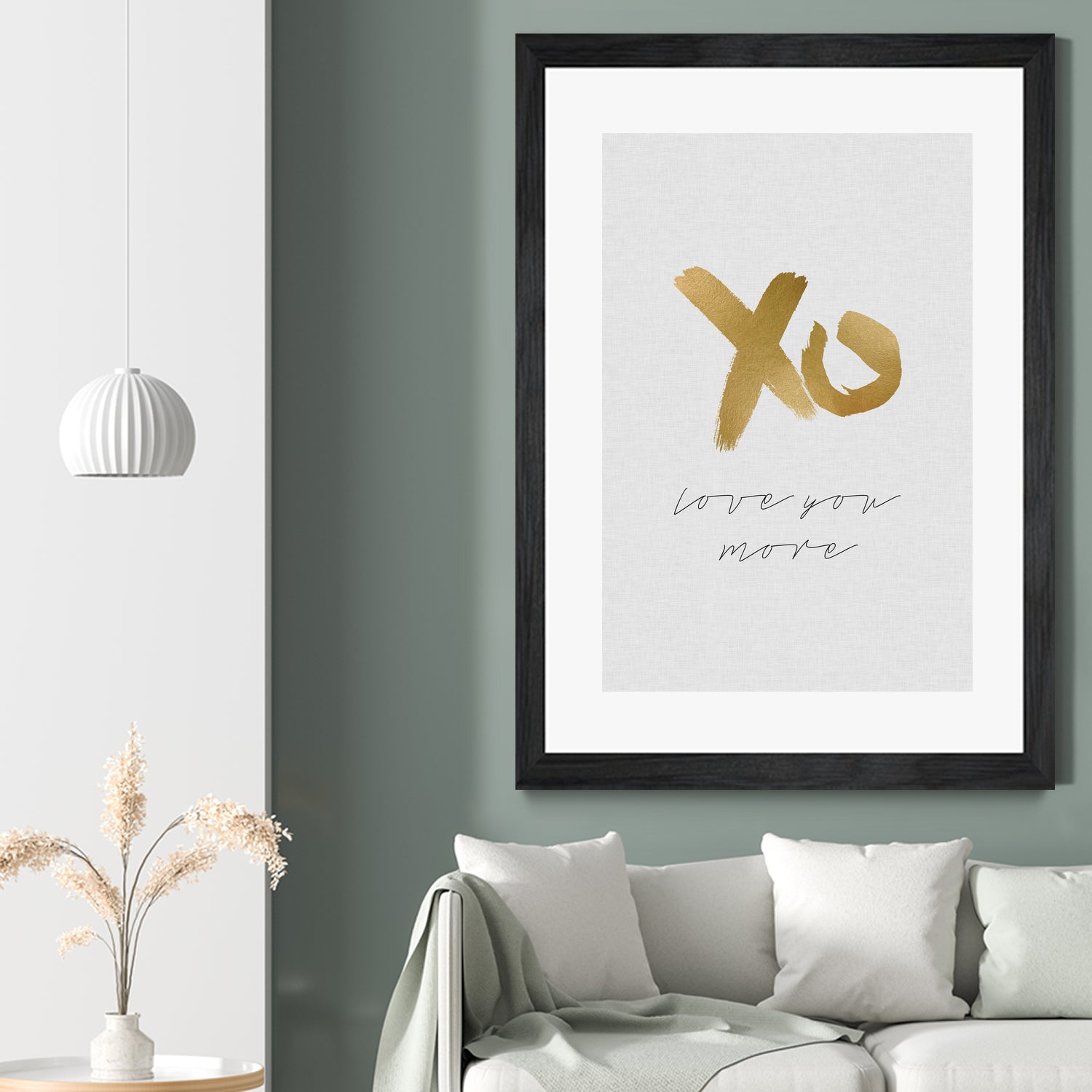 XO Love You More by Dana Shek on GIANT ART - white typography