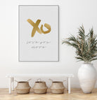 XO Love You More by Dana Shek on GIANT ART - white typography