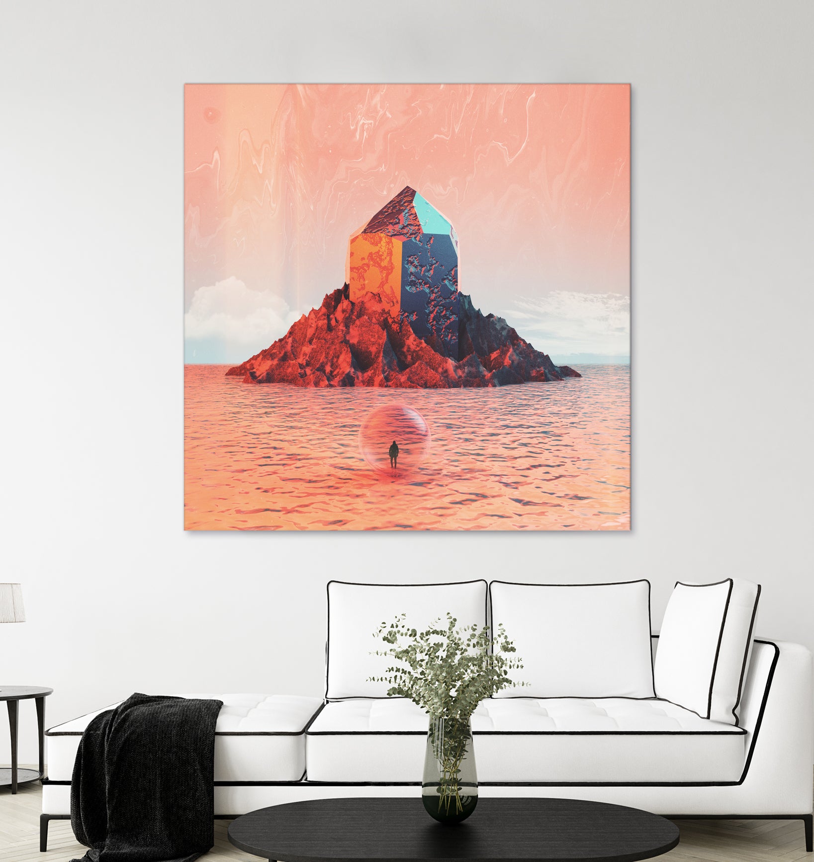 Miracle by Jorge Luis Miraldo on GIANT ART - pink digital painting