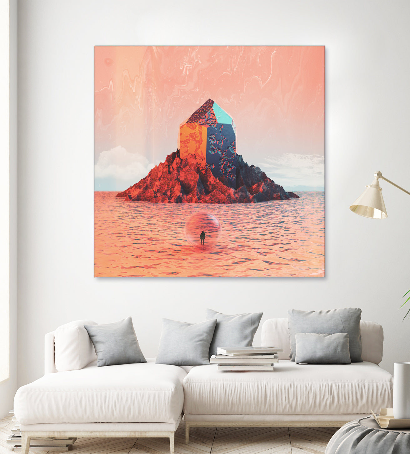 Miracle by Jorge Luis Miraldo on GIANT ART - pink digital painting