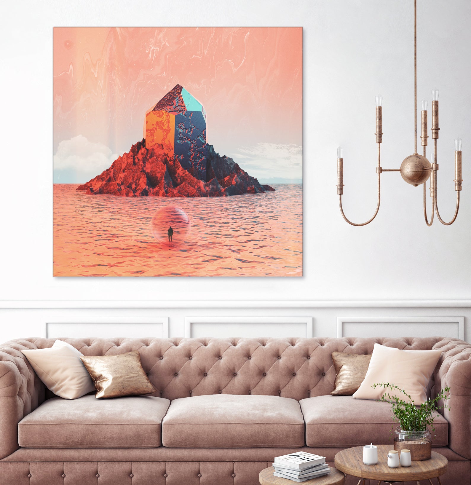 Miracle by Jorge Luis Miraldo on GIANT ART - pink digital painting