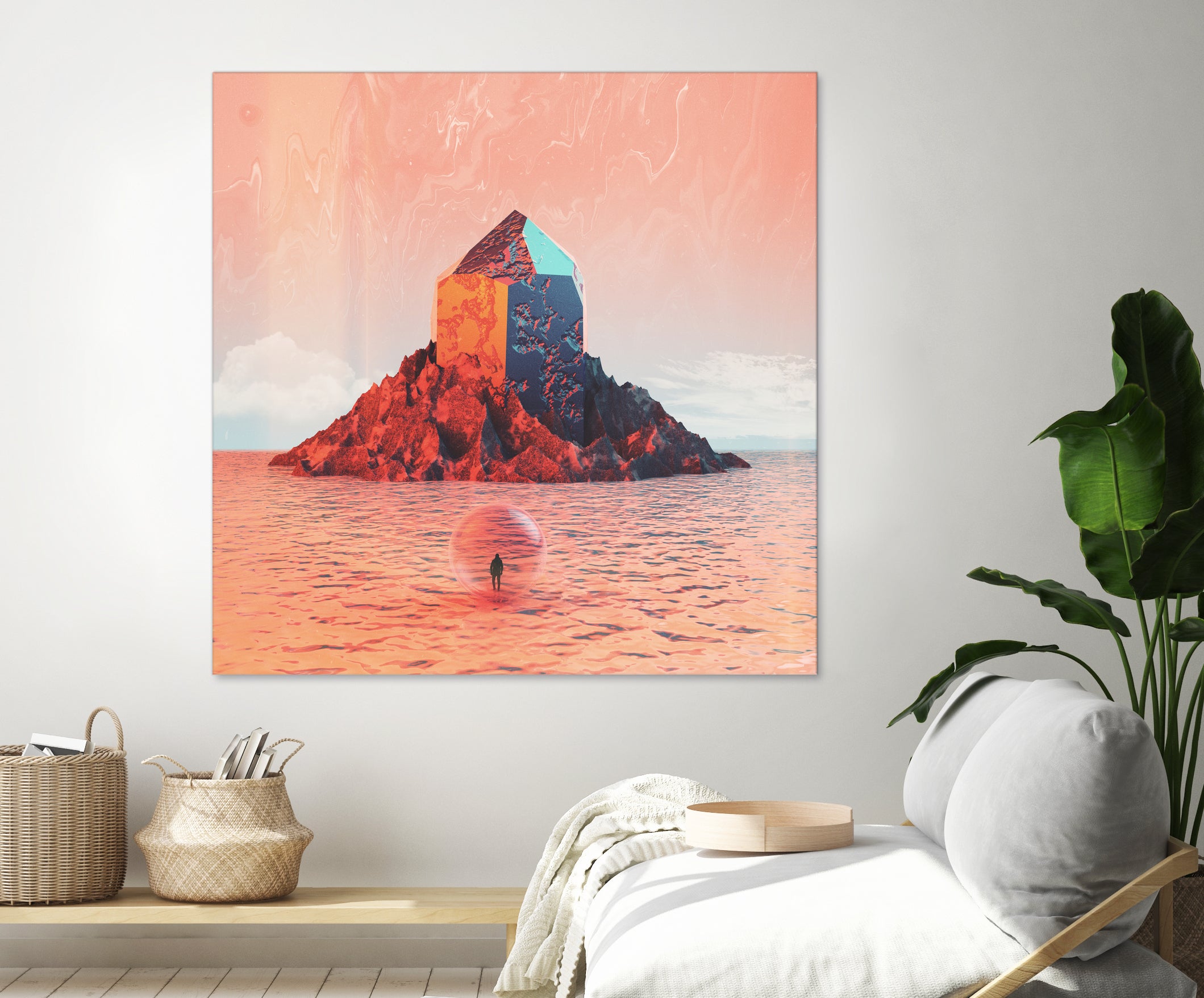 Miracle by Jorge Luis Miraldo on GIANT ART - pink digital painting