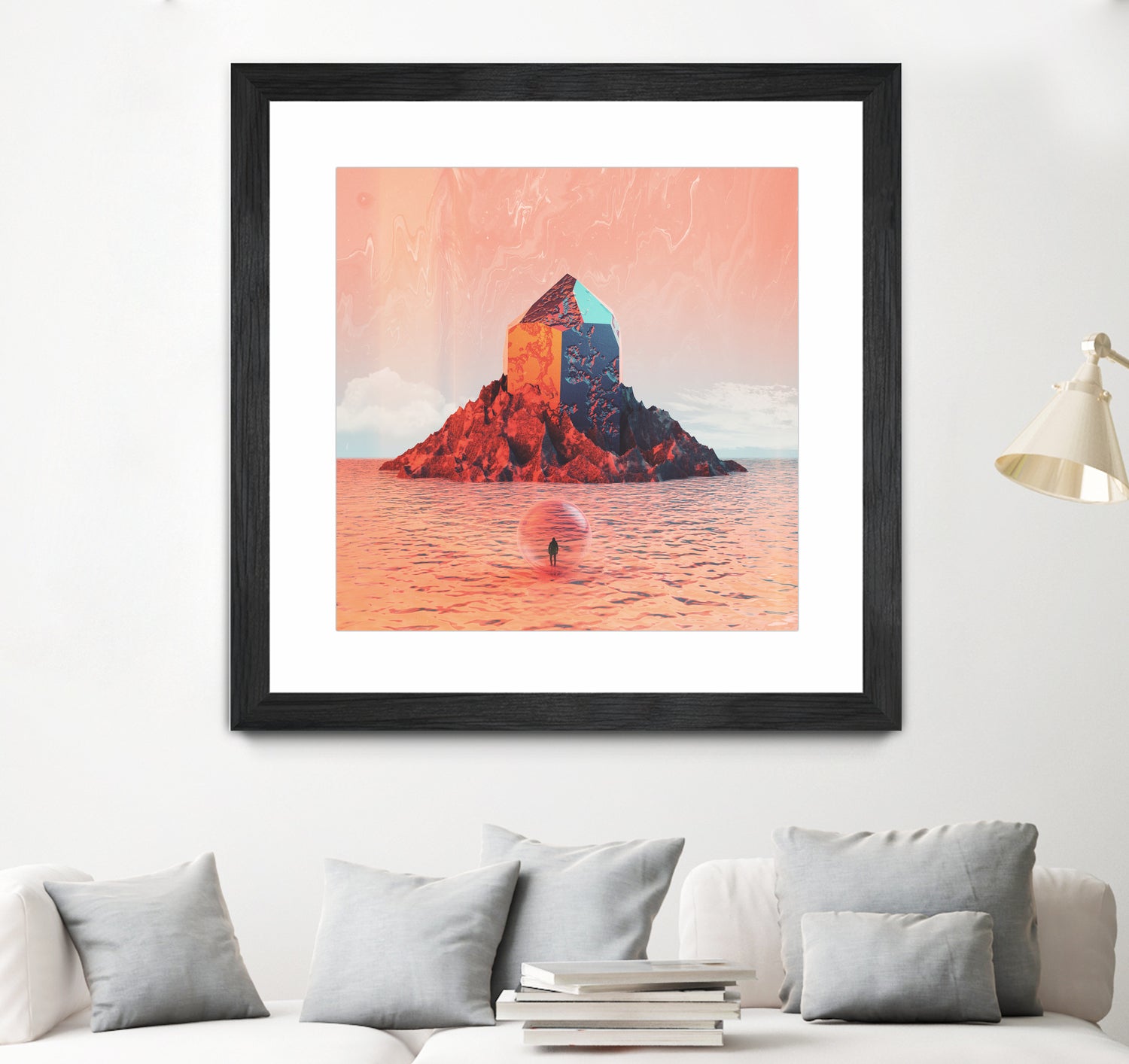 Miracle by Jorge Luis Miraldo on GIANT ART - pink digital painting