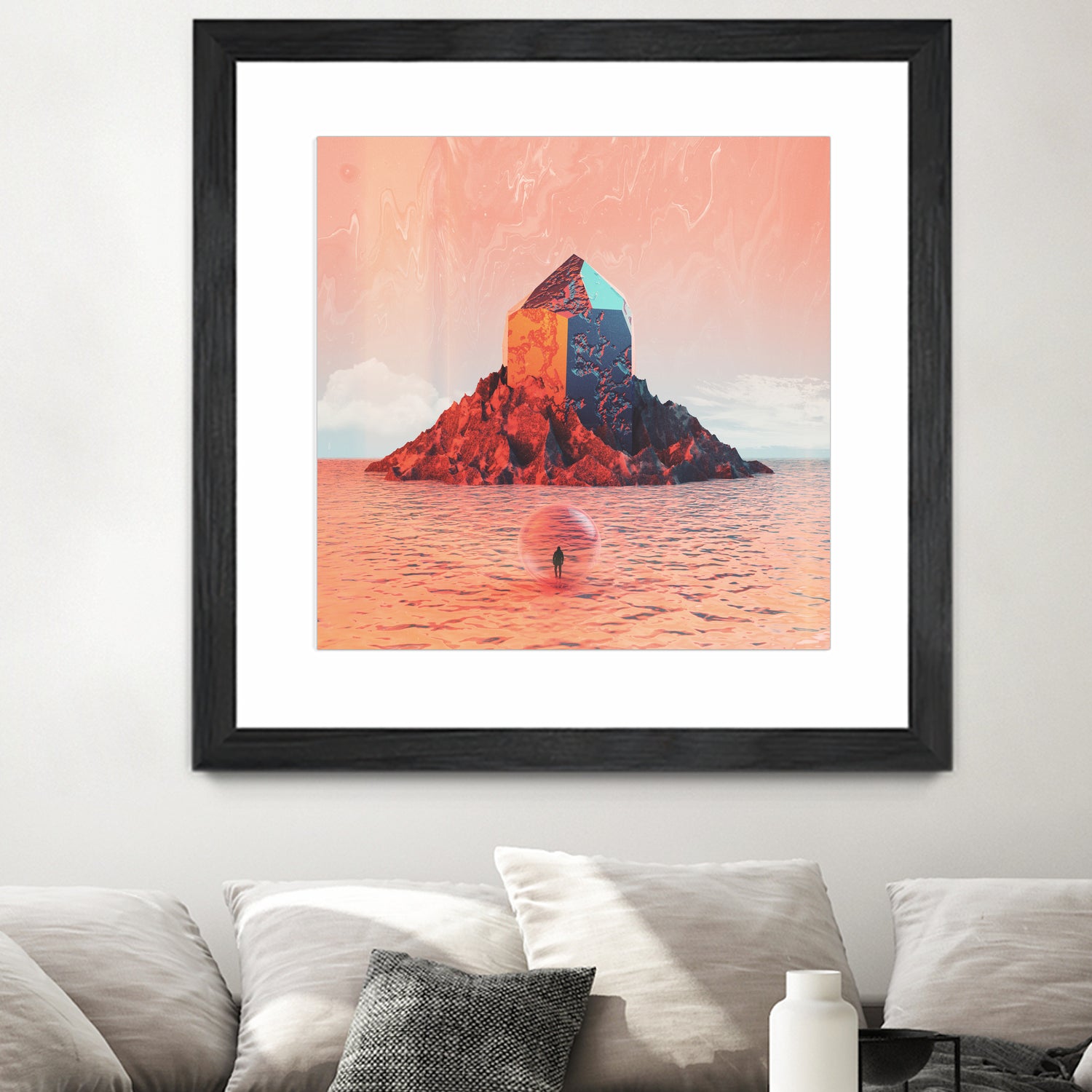 Miracle by Jorge Luis Miraldo on GIANT ART - pink digital painting