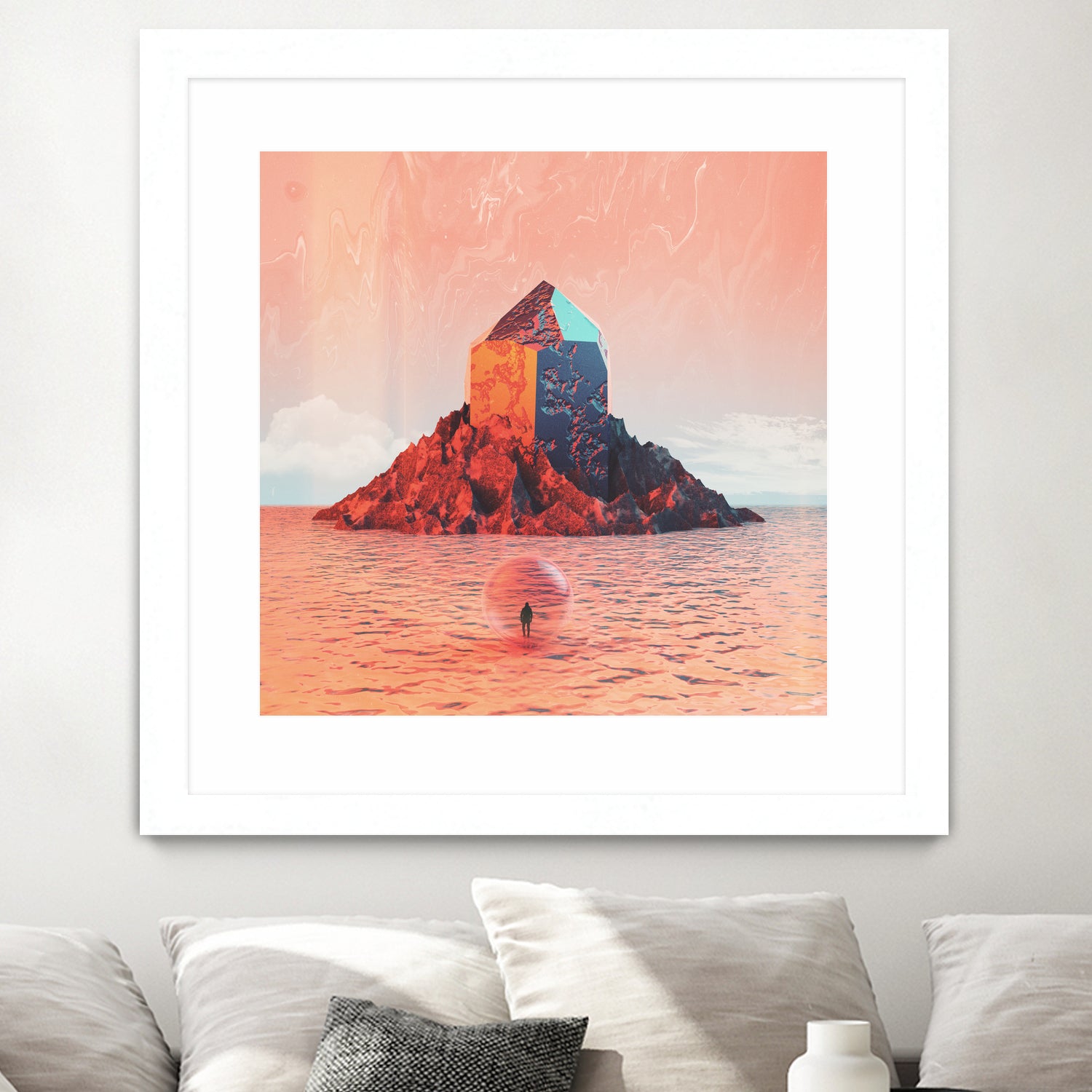 Miracle by Jorge Luis Miraldo on GIANT ART - pink digital painting