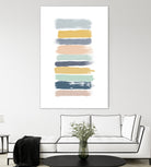 Pastel Stripes by Dana Shek on GIANT ART - white digital painting