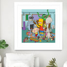 Cartoon Stoners by Proper Ganders on GIANT ART - blue vector illustration